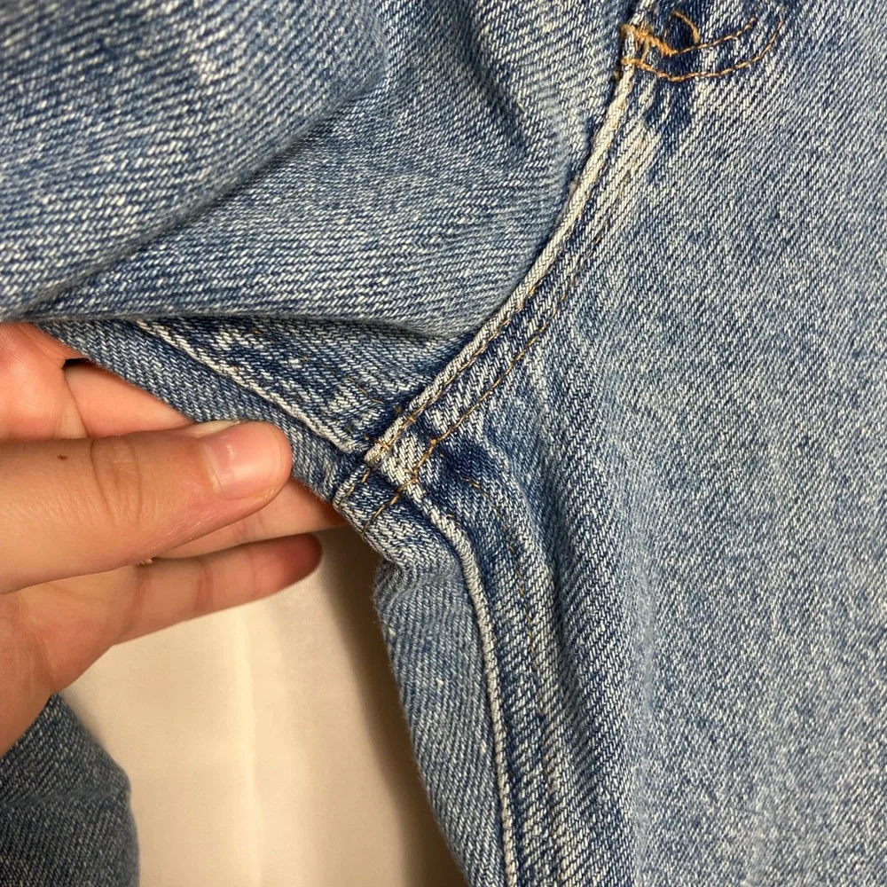 Vintage Oshkosh boy’s light wash blue denim 100% cotton jeans elastic straight 6